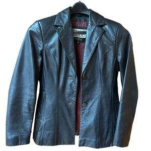Wilson’s Black Leather Jacket Women’s S